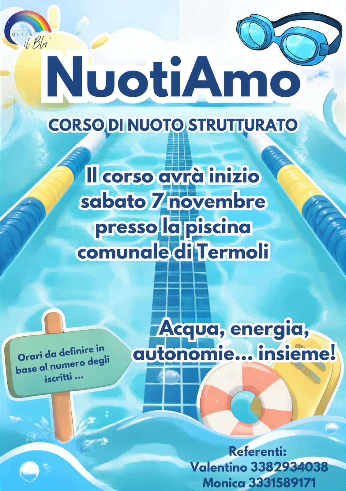 Locandina dell’evento «NuotiAmo – corso di nuoto strutturato»