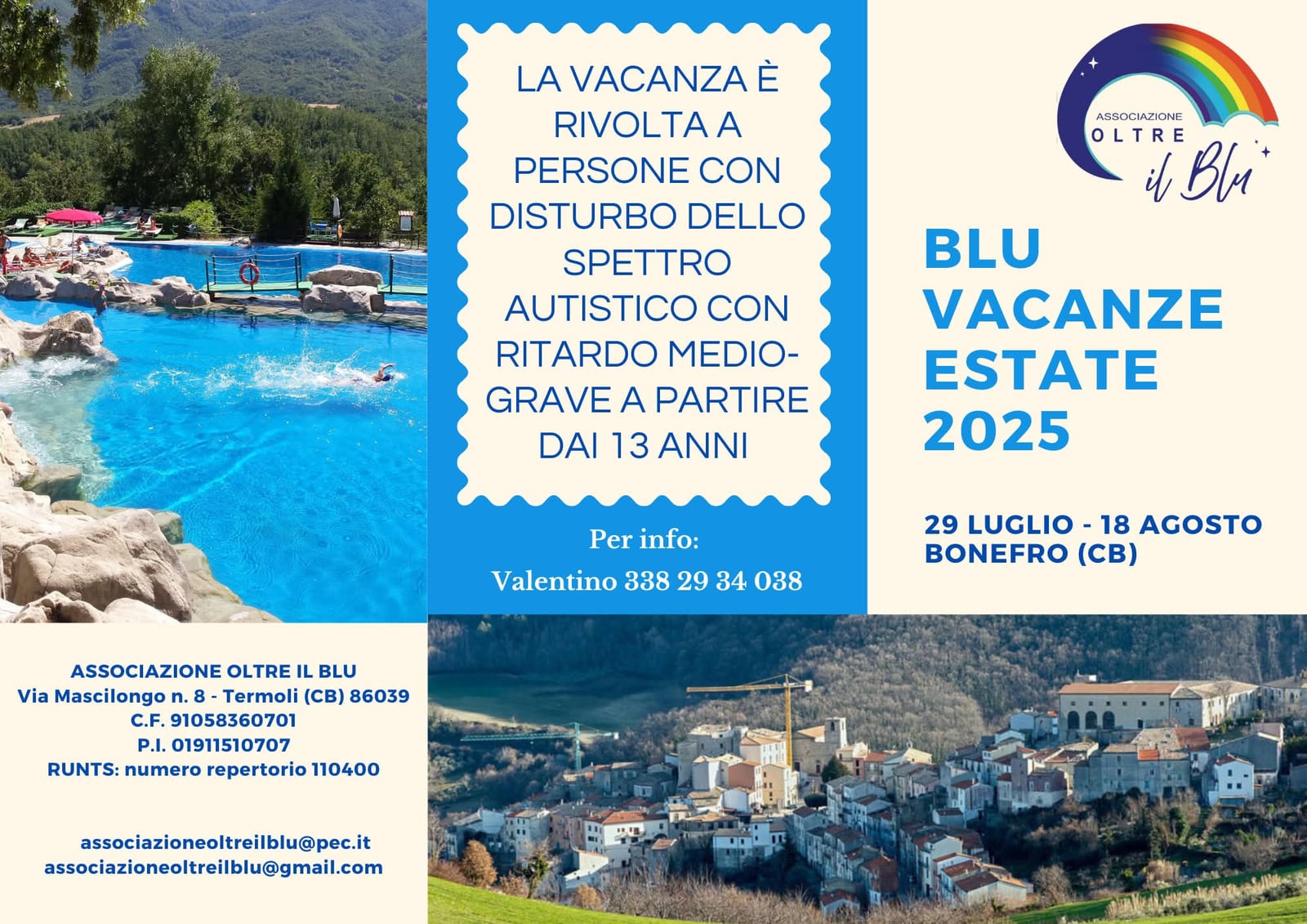 Locandina dell’evento «Blu Vacanze Estate 2025»