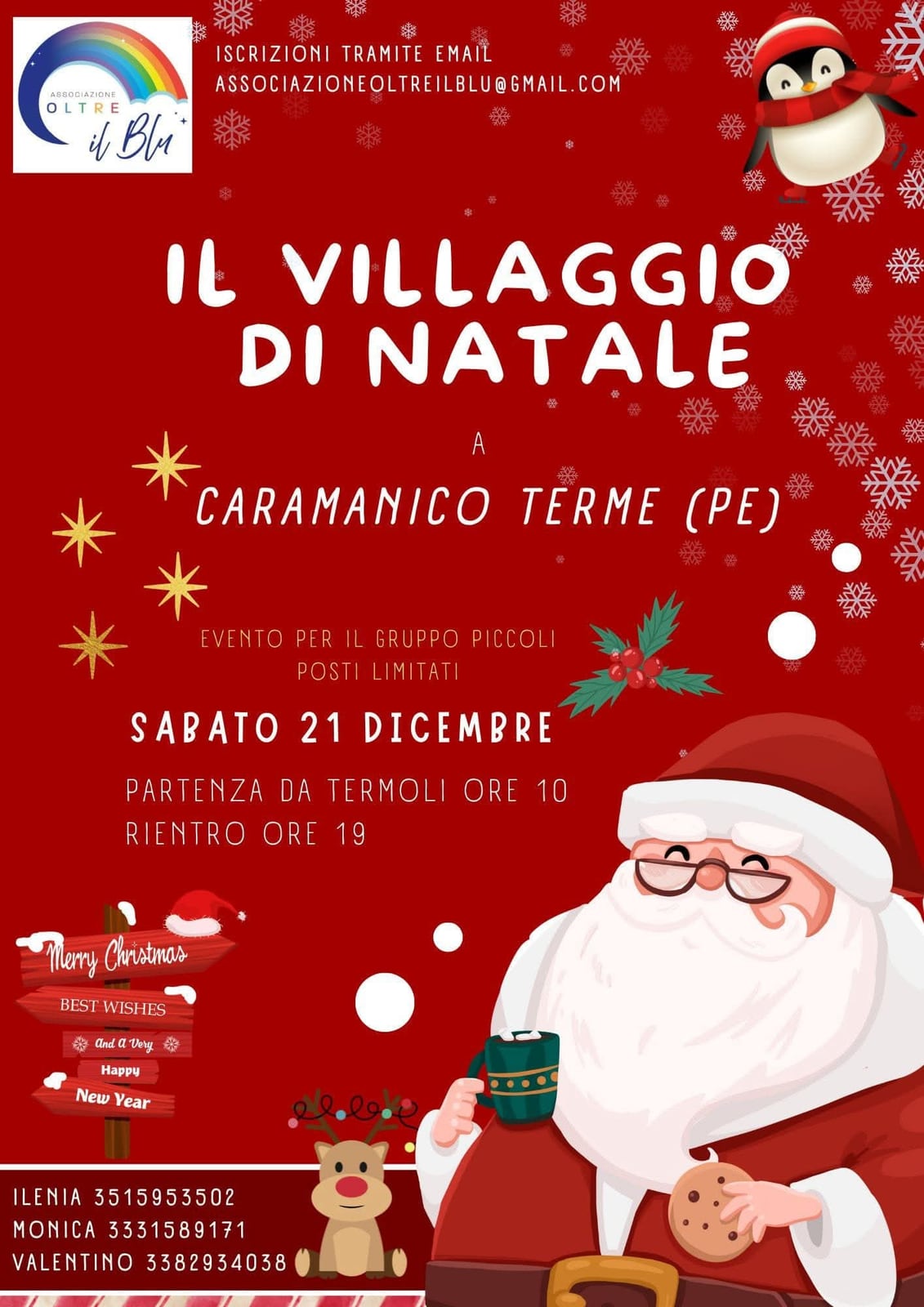 Locandina dell’evento «Il villaggio di Natale a Caramanico Terme»