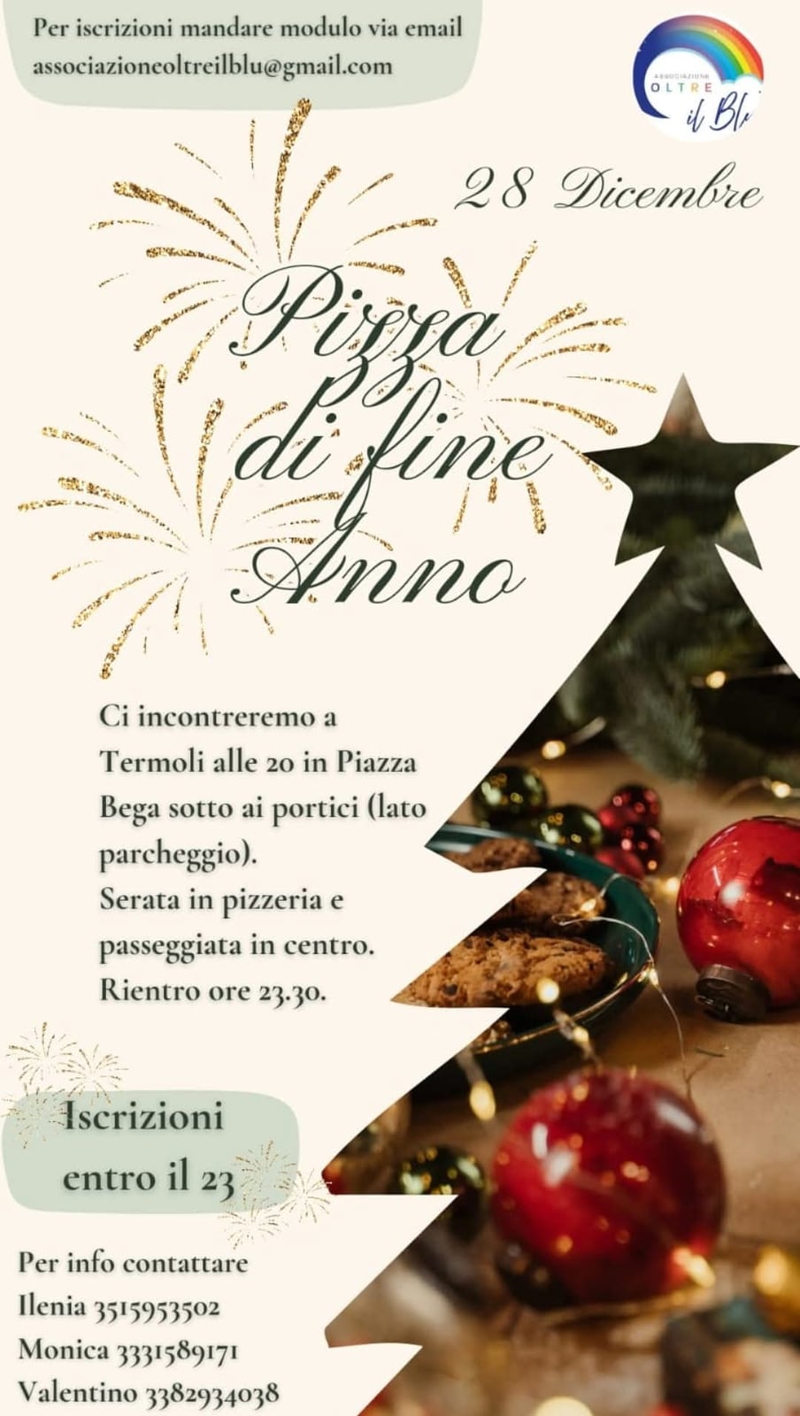 Locandina dell’evento «Pizza di fine anno»