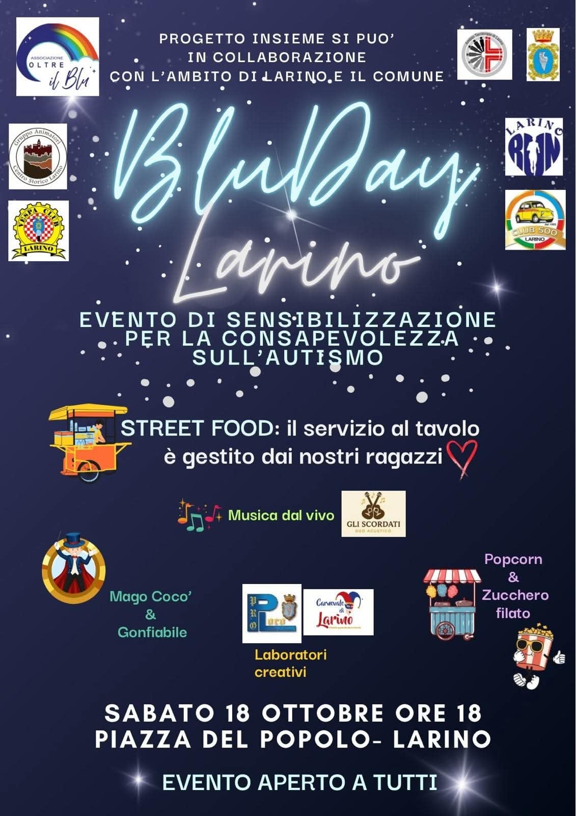 Locandina dell’evento «BluDay Larino»