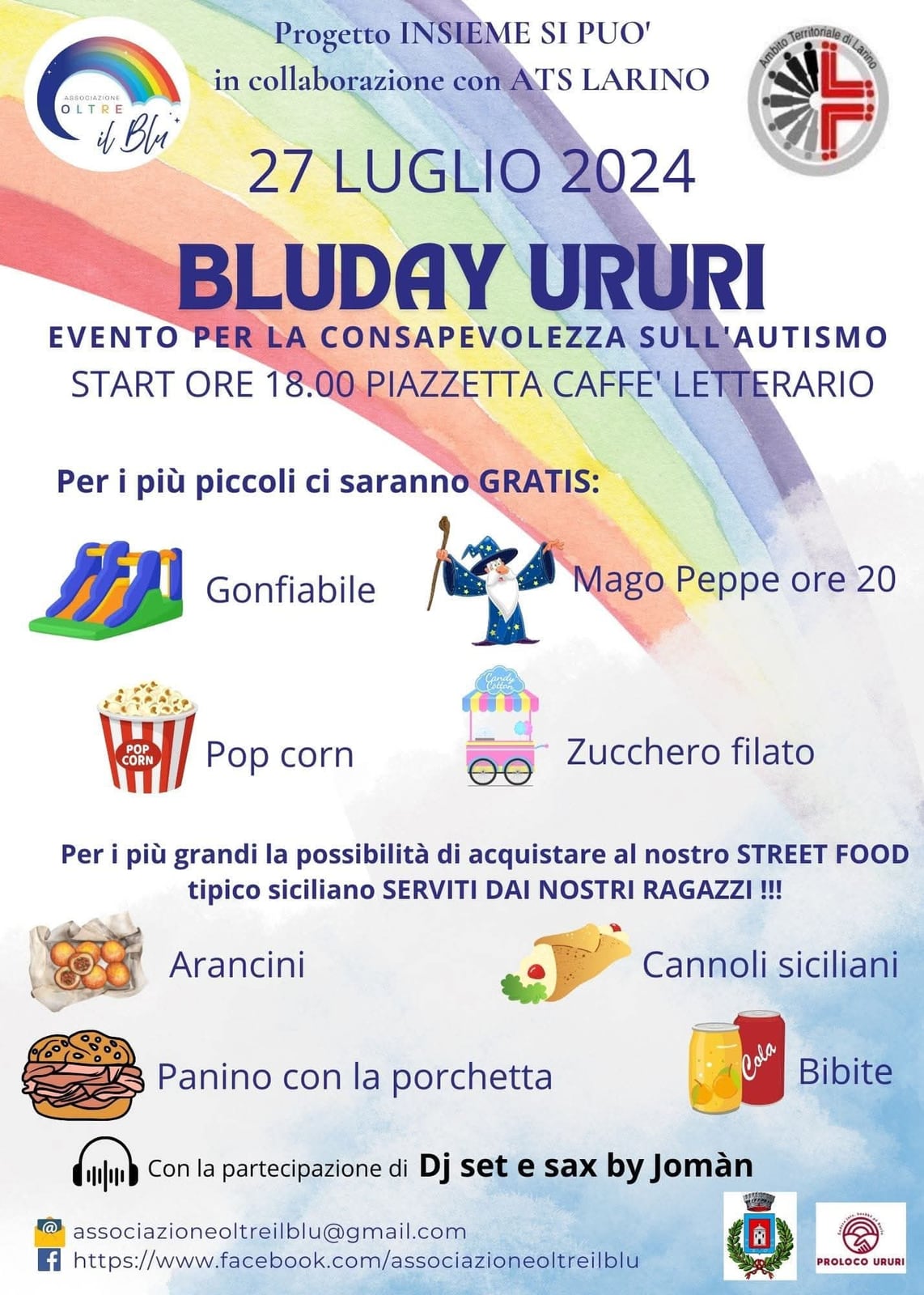 Locandina dell’evento «BluDay Ururi»