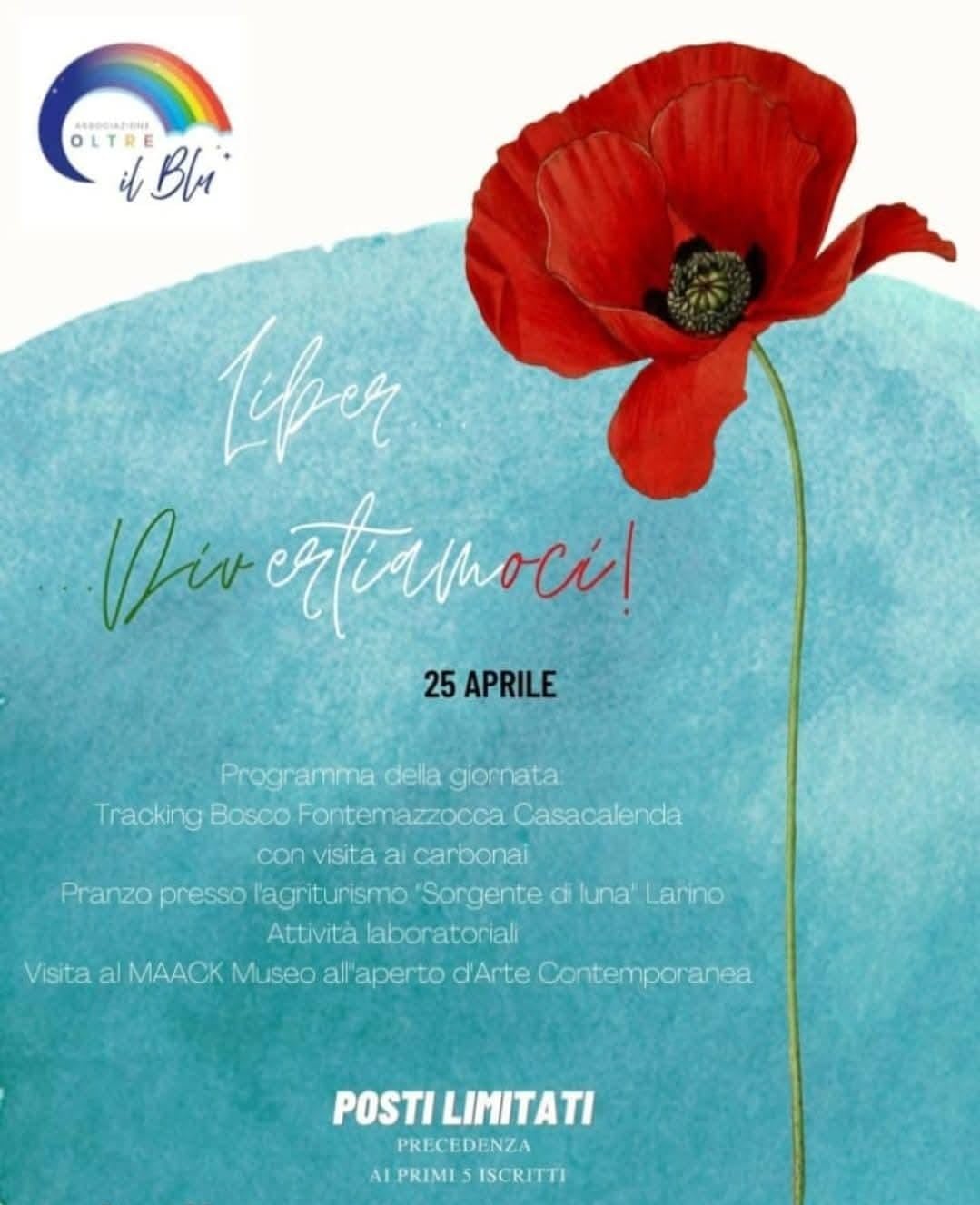 Locandina dell’evento «Liberi… divertiamoci! – 25 aprile»