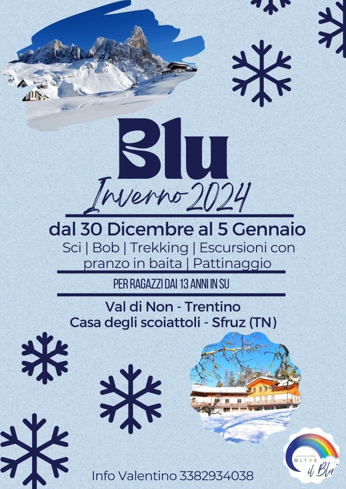 Locandina dell’evento «Blu Inverno 2024»
