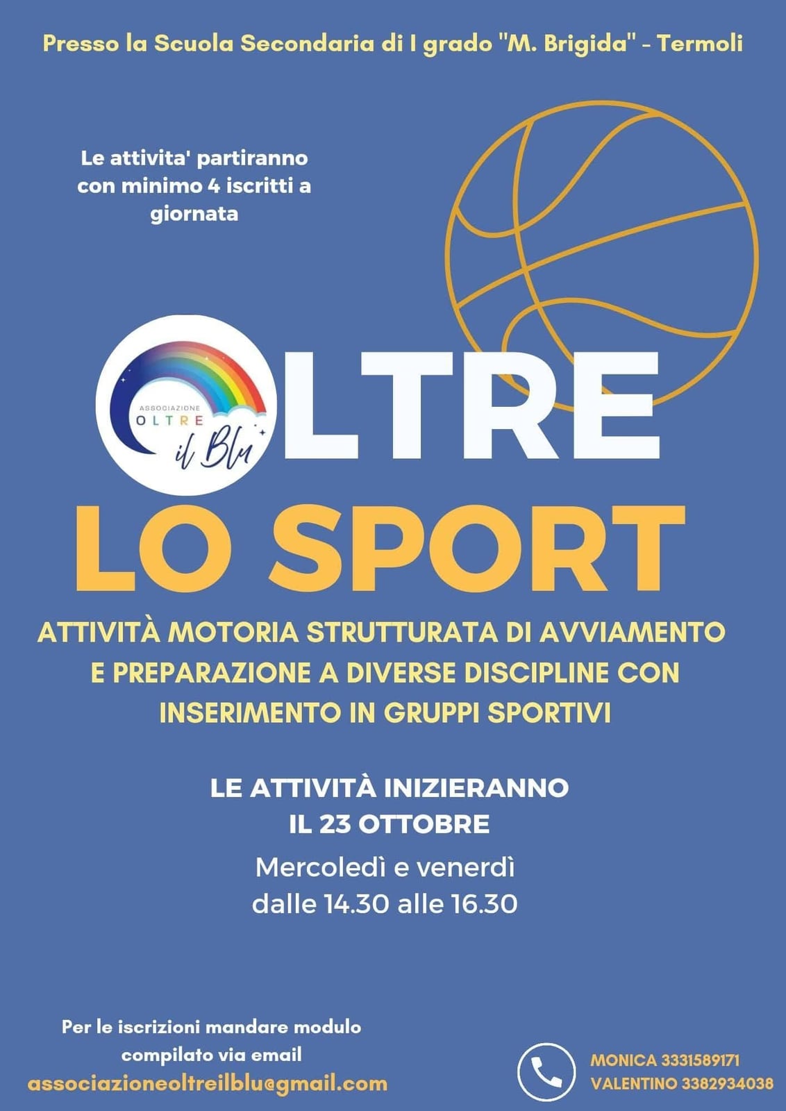 Locandina dell’evento «Oltre lo sport 2024/2025»