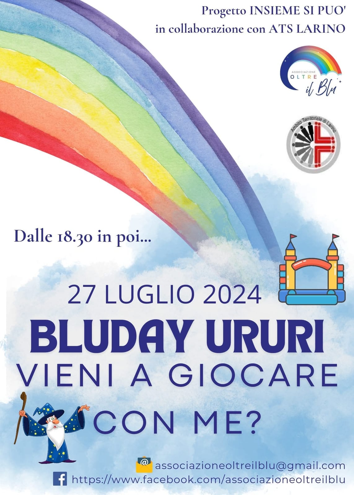 Un’altra locandina dell’evento «BluDay Ururi»